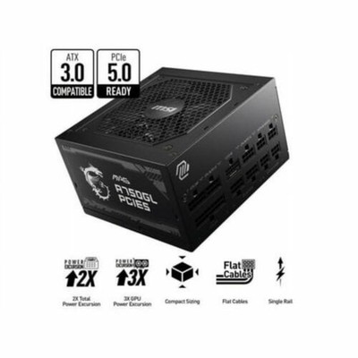 MSI MAG A750GL PCIE 5 750W ATX 3.1 Full Modular 80 Plus Gold Gaming Power Supply