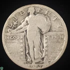 1927-D Standing Liberty Quarter - Good Details