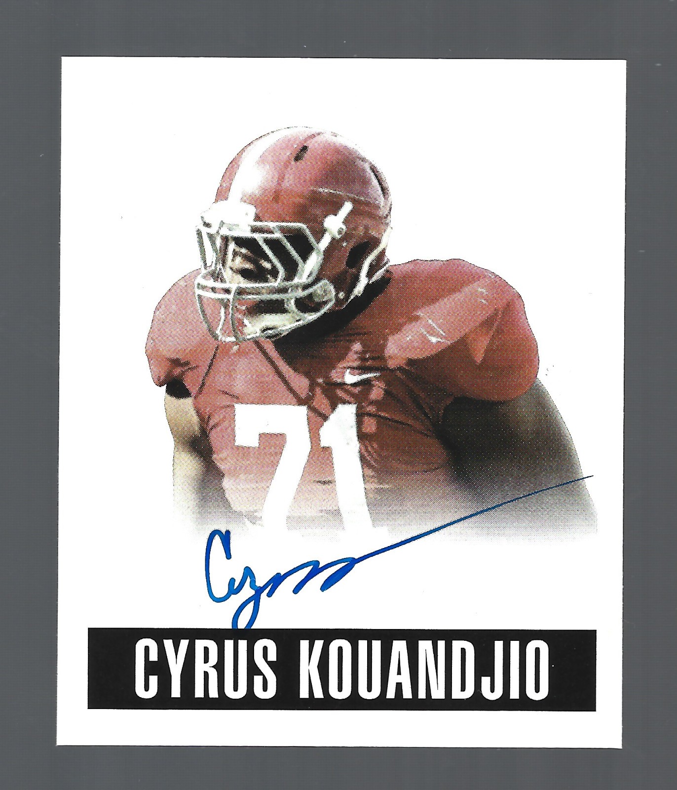 Cyrus Kouandjio Leaf Originals Autograph #CK1 Base