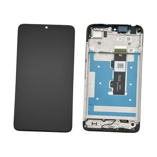 DISPLAY FRAME ORIGINALE SERVICE PACK MOTOROLA MOTO G06 XT2535 SCHERMO TOUCH NERO
