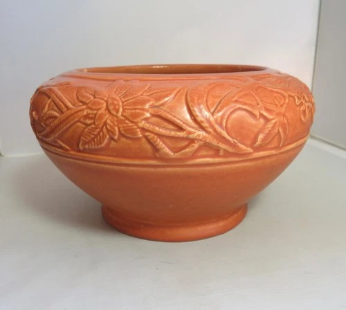 WELLER Breton 1920s Arts & Crafts Pottery Sunflower Vase or Bowl