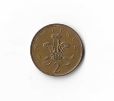 1979 United Kingdom - 2 New Pence - 978 - Bronze - 7g