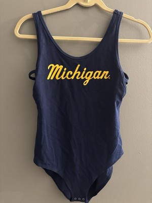 Victoria Secret Pink University Of Michigan Body Suit Small VS Sexy
