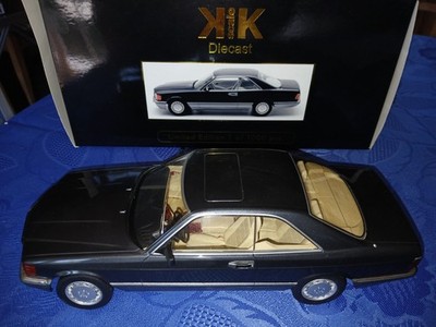 1:18 KK-Scale Mercedes-Benz 560 SEC, anthrazitmetallic, originalverpackt