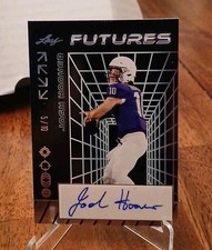 2024 Leaf Futures Josh Hoover Auto 5/10 #A-JH4 Indiana Hoosiers
