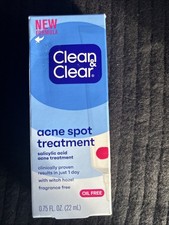 Clean Clear Advantage Acne Spot Treatment with Salicylic Acid Oil Free 0.75 oz