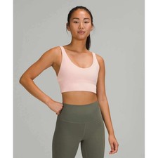 Lululemon Align Reversible Bra Light Support, A/B Cup Pink Mist / Pecan Tan 2