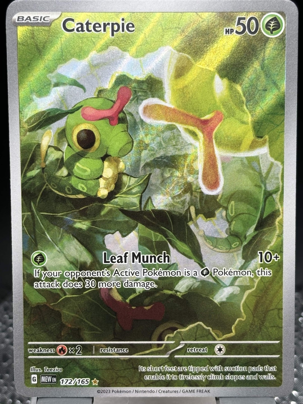 Caterpie Illustration Rare SV: Scarlet & Violet 151 172/165