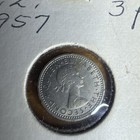 New Zealand 3d Three Pence 1957 (Elizabeth II) Coin — photo 2