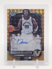 DEVIN MCGLOCKTON 2025-26 BOWMAN CHROME GOLD GEOMETRIC 1ST ROOKIE AUTO /50 Q2045