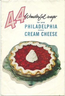 Vintage 1930s Philadelphia Cream Cheese Recipe Booklet | Kraft Test Kitchen