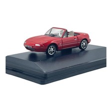 Mazda MX5 Miata Classic NA Red with Black interior Diecast car 1:76 Scale Oxford