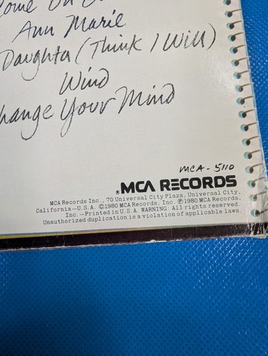 Orleans Self Titled Album (1980 LP Vinyl Promotional Record MCA) MCA-5110 - Picture 5 of 7