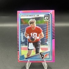 Graham Mertz Rated Rookie #347 Pink Prizm - 2025 Donruss Football
