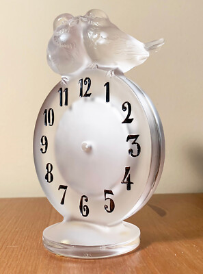 ISSUE lalique 150ᵗʰ anniversa commemorative 2010 antoinette clock