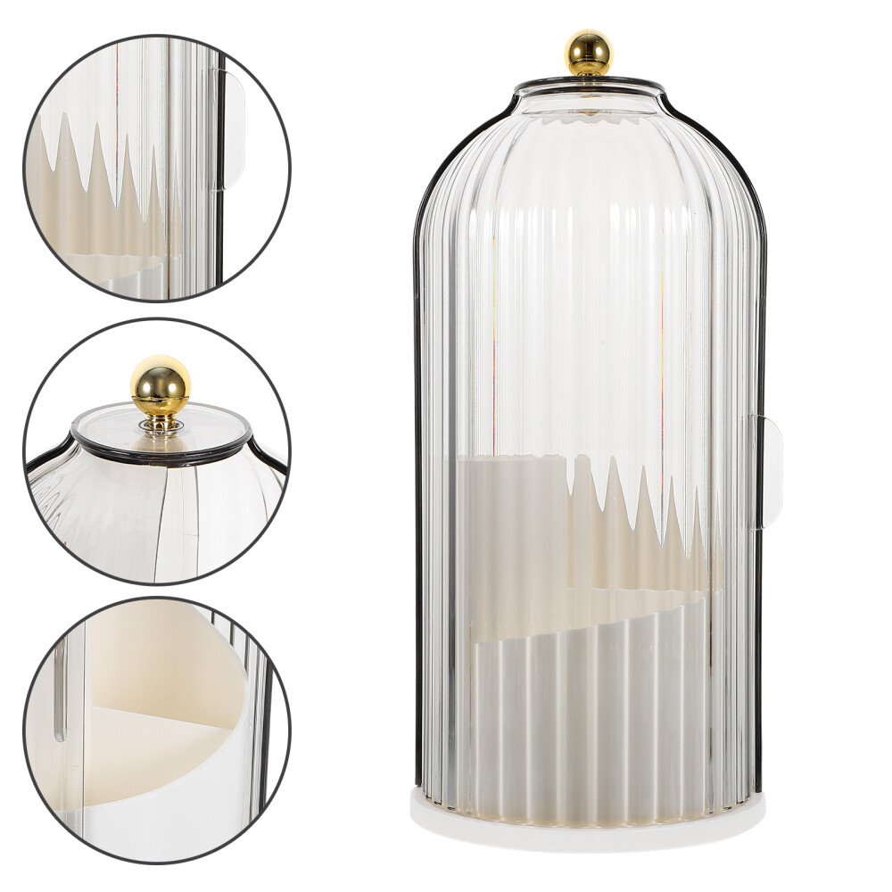 Clear Pen Holder Makeup Brush Storage Holders Drawer Organiser Perfume Travel