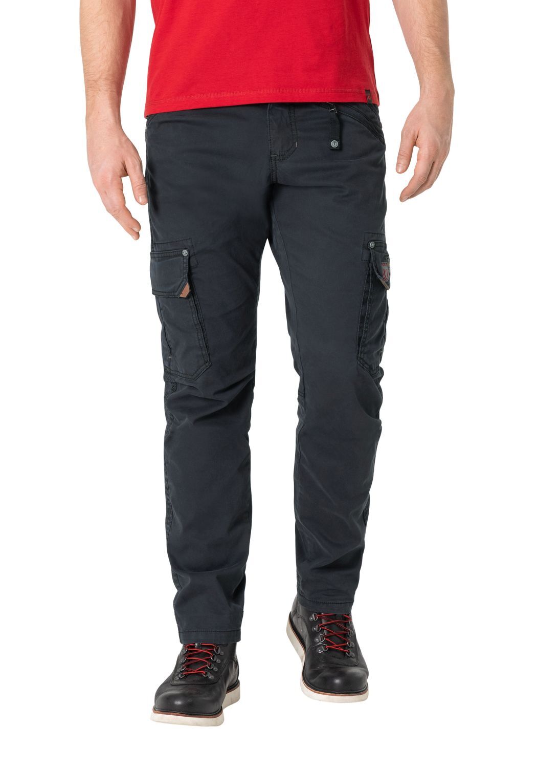 ЧАСОВОЙ ПОЯС Herren Cargo REGULAR ROGER TZ - Обычная посадка - Grau Schwarz W29-W40 18690₽