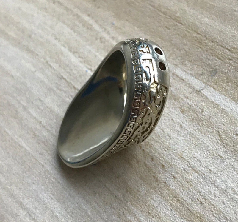 Men Cupronickel Thumb Finger Ring Buckle Hand Decoration for Archery Toxophily - Image 4 of 4