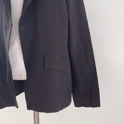 Blanc Noir Blazer schwarz Leinenmischung Größe XL - Bild 5 von 11