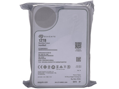 内蔵型ハードディスクドライブ Seagate IronWolf 12TB HDD (e) Seagate