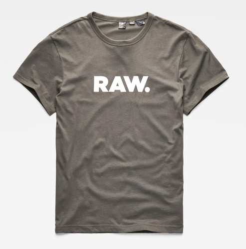 G-Star Raw Men's Lash Crew Neck T-Shirt - Organic Cotton, Short Sleeve, Sustainable Comfort Tee With Embroidered Logo