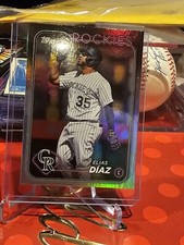 Rockies Elias Diaz 2024 Topps Series 1 Ssp Team Color Parallel Trading Card #161