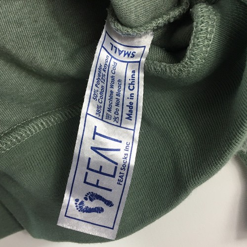 Feat Blanket Blend Womens Hoodie Small Green - Picture 6 of 8
