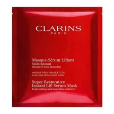 Clarins Super Restorative Instant Lift Serum Face Neck Mask