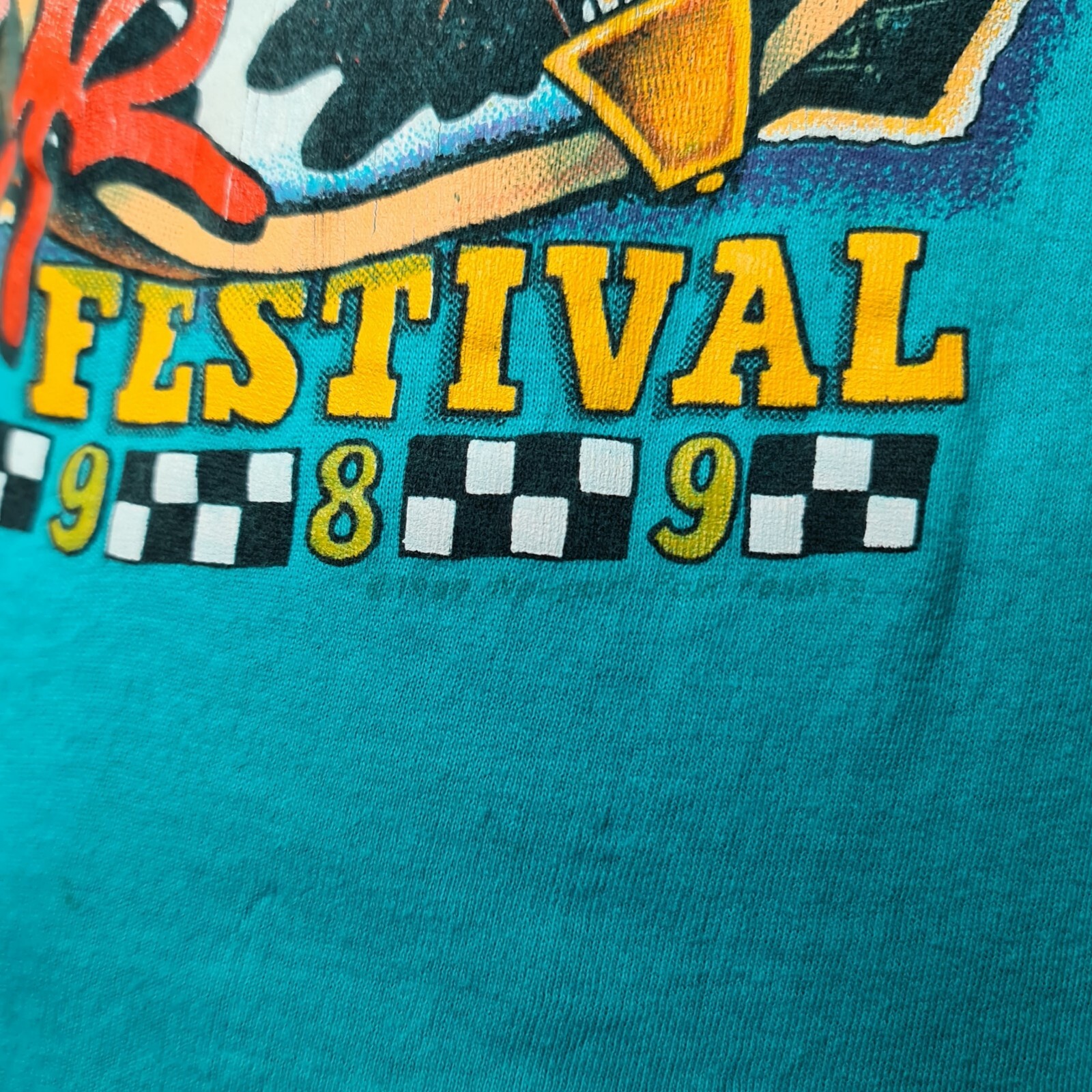 1989 Vintage Ben & Jerry's Folk Festival Music Shirt … Gem