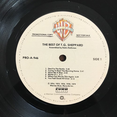 T.G. SHEPPARD: the best of - special radio sampler WB 12" LP 33 RPM - Picture 6 of 6