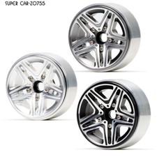 Alloy 12mm Hex 1.9inch 5spokes 57mm Wheel Rim For Rc 110trx4 Axi03007 D110 F350