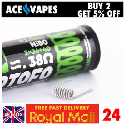 WOTOFO Pre Built Coils Alien Fused Single Dual Triple Quad Clapton Coil Wire  etc