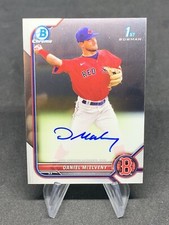 2022 Bowman Chrome Daniel McElveny 1st Prospect Auto Autograph #CPA-DMY Red Sox
