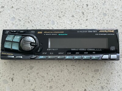 ALPINE CDM-7871 CAR STEREO FACEPLATE ALPINE CDM-7871 FACEPLATE