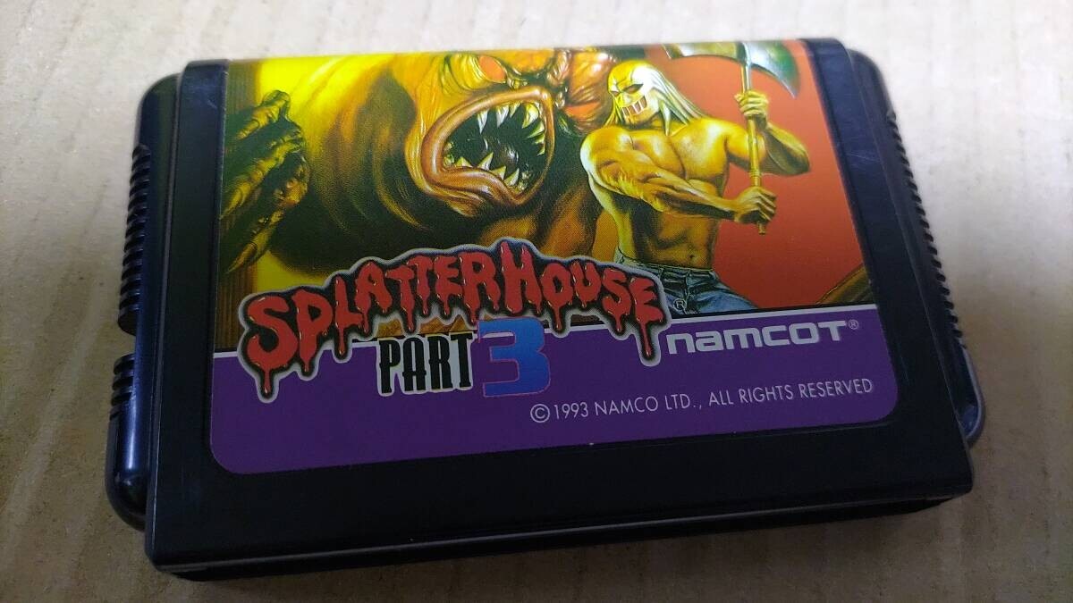 SPLATTER HOUSE PART 3 MegaDrive MD T-14153 1993 NTSC-J SEGA SPLATTER HOUSE PART 3 MegaDrive MD T-14153 1993 NTSC-J SEGA
