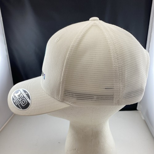 33 Forever Hat / Cap White Mesh Snapback 110 Flexfit Embroidered Free Shipping - Picture 5 of 11