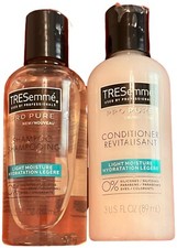 TRESemme PRO PURE Shampoo Conditioner Light Moisture Hydration Legere 3 Fl Oz