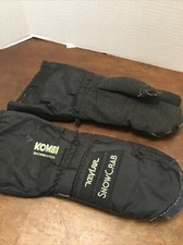 Kombi Snow Crab Snowboard Gloves Black Mens Medium Waterguard Made With Kevlar
