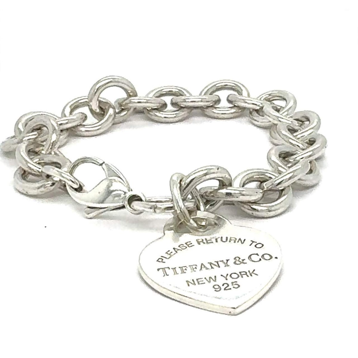 Tiffany & Co Heart Tag Bracelet Sterling Silver | eBay