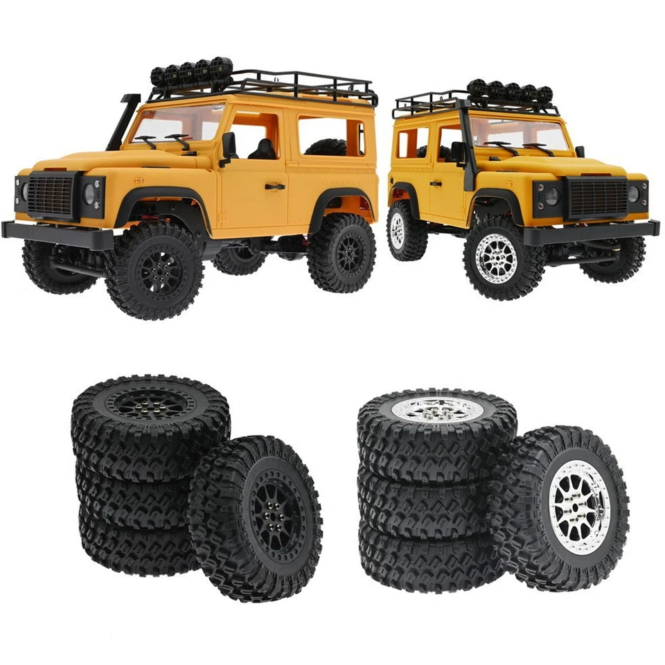 MN D90 MN98 MN99S MN82 WPL C14 C24 C34 B14 B24 70mm Tire Tyres Wheel RC Car PaYZ - Image 4 of 4