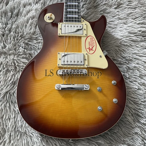 Standard R9 Electric Guitar Flamed Maple Top Dark Iced Tea Solid Chrome Hardware