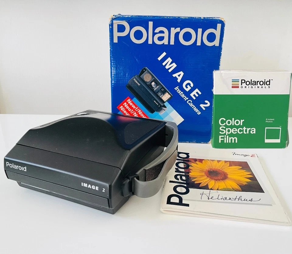 Polaroid Image 2 con PELLICOLE (10 foto) Instant Camera boxed, manual CARTRIDGE - Immagine 2 di 4
