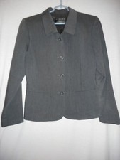 Tailor by B. Moss Size 10 charcoal grey fully lined blazer