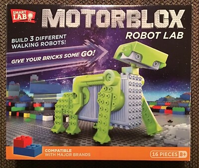 SmartLab Toys, MOTORBLOX: ROBOT LAB, (compatible with LEGO & Mega Bloks)