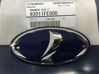 2002-2011 Subaru Impreza & WRX Blue ''i'' Front Grille Emblem Badge Sport Genuine