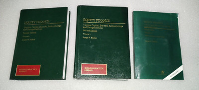 Equity Finance Venture Capital Buyouts...  Jos. Bartlett 2 Vol plus Supplement