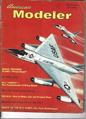 American Modeler March 1957 B-58