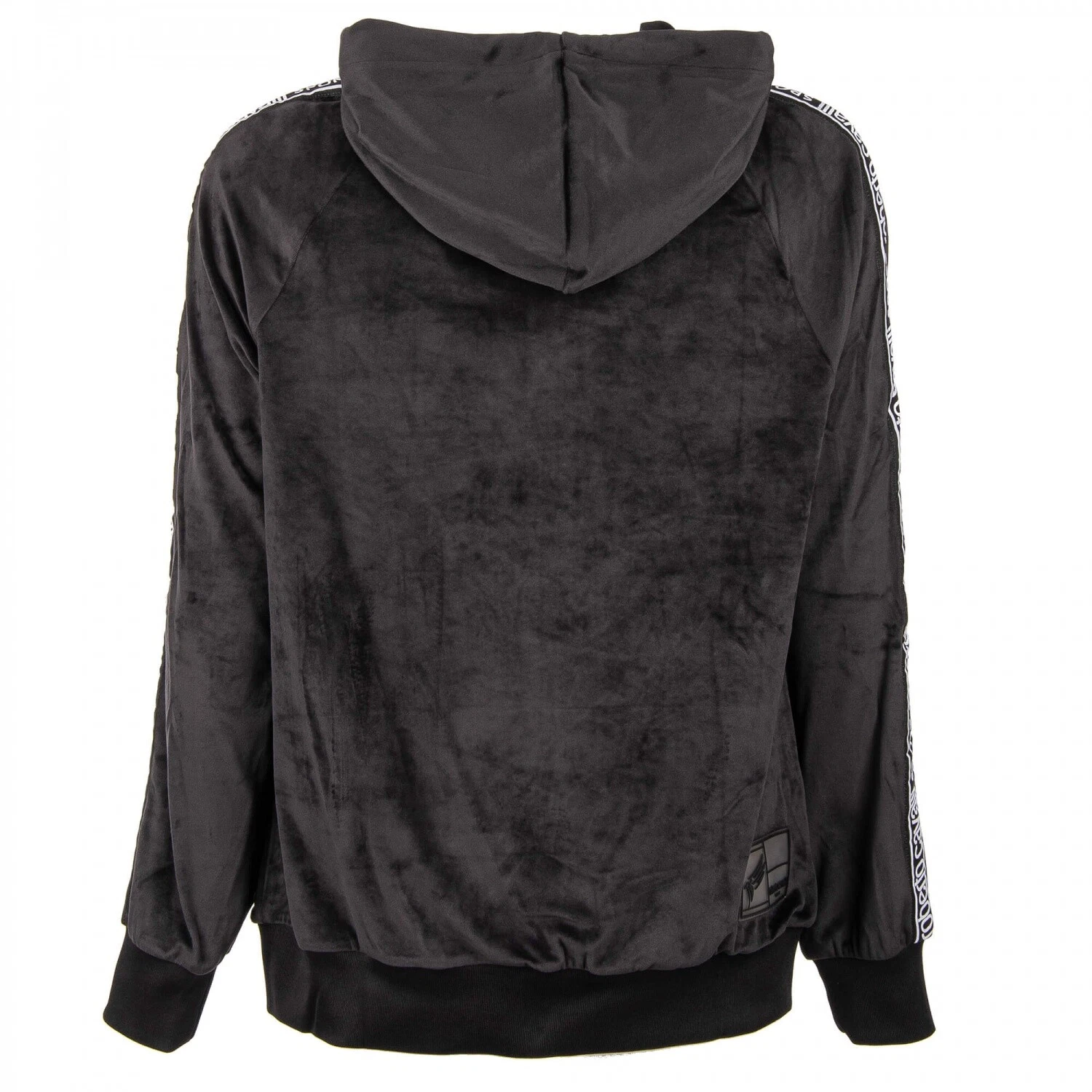 SACAI ROBERTO CAVALLI Sport Velluto Felpa con Felpa con Felpa con Logo Strisce Nero 09575