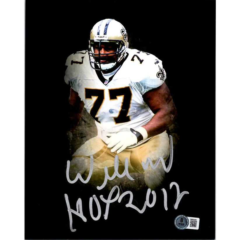 Willie Roaf Signed 8x10 Photo New Orleans Saints BECKETT COA NFL Autographed
