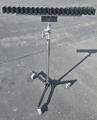 Avenger A5017 Double Riser Roller Stand 17 W/Folding Base 74'' Max Height